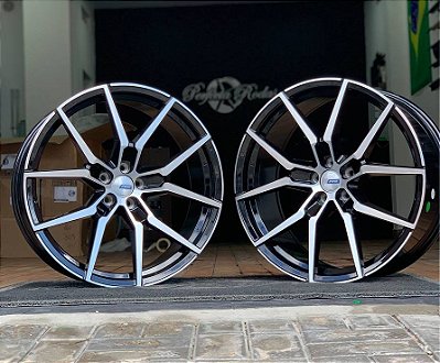 RODA VOLVO MC/V04 ARO 20 Furação 5X108 PRETO DIAMANTADO