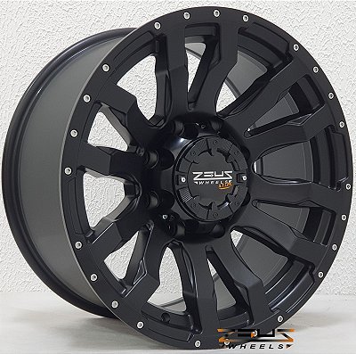 RODAS OFF ROAD ZWAT2 DODGE RAM ARO 20 Furação 8X170 PRETA