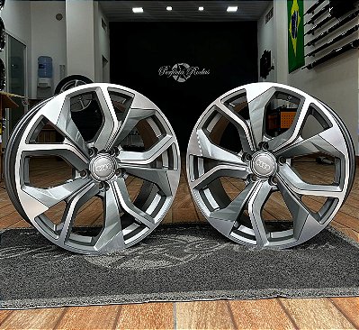 RODAS AUDI MC/A22 ARO 18 Furação 5X100 GRAFITE