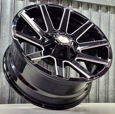RODAS OFF ROAD ZWAT6 ARO 20 TALA 9 FURAÇÃO 8X165 DODGE RAM
