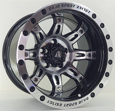 RODAS OFF ROAD D8904 ARO 15 TALA 10 FURAÇÃO 5x114 ofset -44