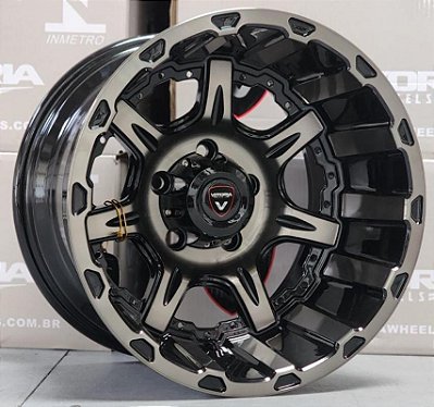 RODAS OFF ROAD (4168) ARO 15 TALA 10 FURAÇÃO 5x114 ofset -44