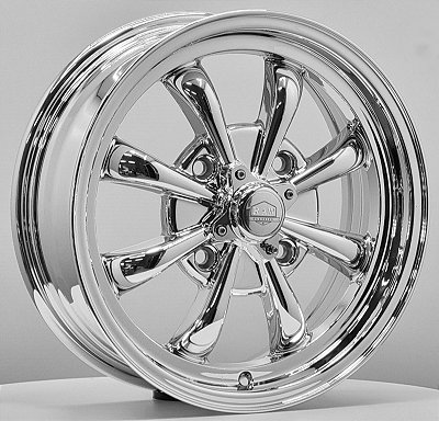 RODA RAW CLASSICS 8 SPOKE ARO 15X5,5 VCROME FURAÇÃO 4X130