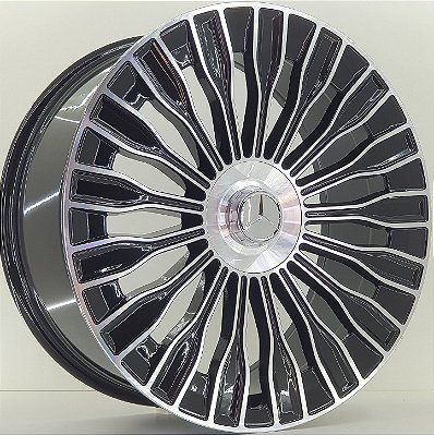 RODAS MERCEDES M36 ARO 20 Furação 5X112 PRETO FLOW FORMING