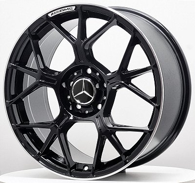 RODAS MERCEDES MC/M30 ARO 18 TALAS 8 PRETO DIAMANTADO