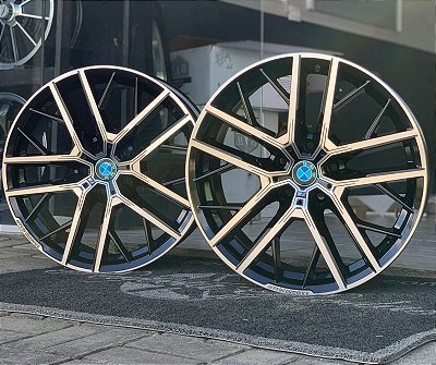 RODA BMW M ARO 19 Furação 5X120 PRETO DIAMANTADO