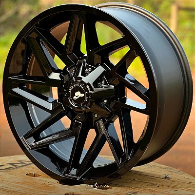 RODAS OFF ROAD PRZ5 ARO 20 Furação 5X139  PRETA