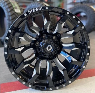 RODAS DIESEL SCORPION ARO 18 FURAÇÃO 6X139 ET0 BLACK PIANO