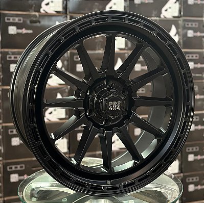 RODAS OFF ROAD PRZ3001 ARO 22 TALA 10 FURAÇÃO 6X139 PRETO