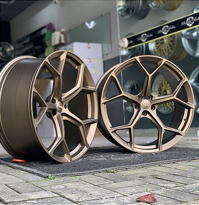 RODAS AUDI RS5 ARO 22 Furação 5X112 BRONZE