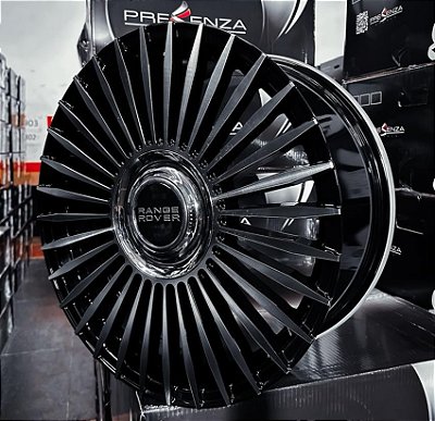 RODAS LAND PRZ1363ARO 19 FURAÇÃO 5X108 PRETO DIAMANTADO