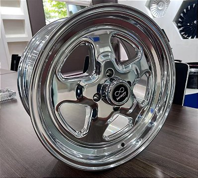 RODAS WELD PRO STAR ARO 15X7,5 FURAÇÃO 4X100 POLIDAS