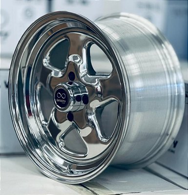 RODAS WELD PRO STAR ARO 15X7,5 FURAÇÃO 4X100 POLIDAS