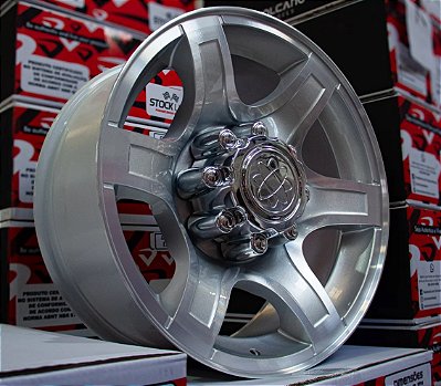 RODAS F250 XLT ARO 20 FURAÇÃO 8X170 PRATA