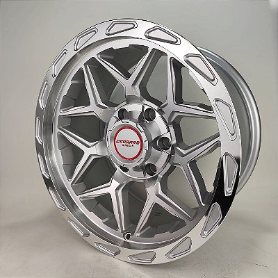 RODAS OFF ROAD NASHVILLE ARO 17 FURAÇÃO 6X139 PRATA