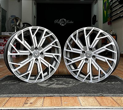 RODAS BAYERN ARO 18 FURAÇÃO 4X100 TALA 6 GRAFITE