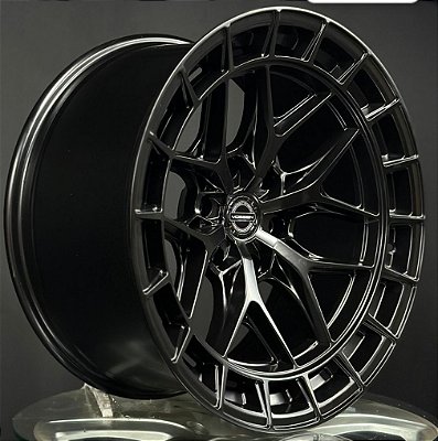 RODA OFF ROAD PRZ1986 ARO 20 Furação 6X139 PRETO FOSCO
