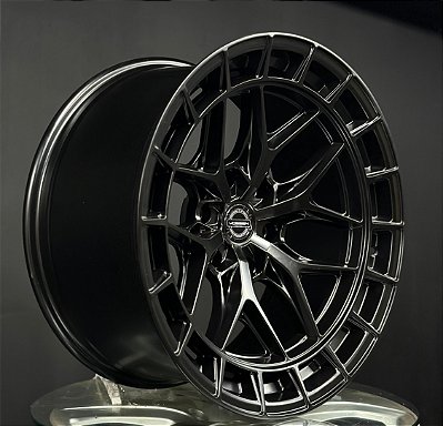 RODA OFF ROAD PRZ1986 ARO 20 Furação 6X139 PRETO FOSCO