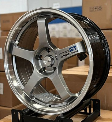RODAS GT ARO 19 FURAÇÃO 5X114 TALA 8,5 HYPER BLACK