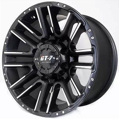 RODAS OFF ROAD STRONG ARO 20 FURAÇÃO 8X165 PRETA DIAMANTADA