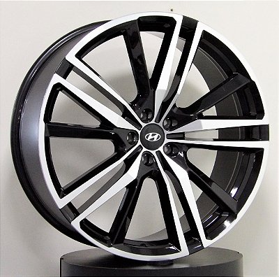RODA VOLVO MC/V03 ARO 20 Furação 5X108 PRETO DIAMANTADO
