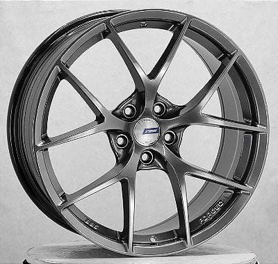 RODAS BBS LOMBARDIA ARO 19 FURAÇÃO 5X112 HYPER BLACK