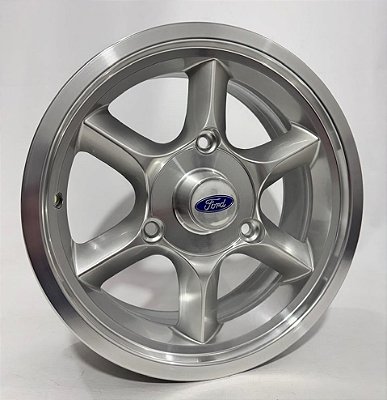 RODAS GAUCHAS ARO 15 FURAÇÃO 3X150 PRATA