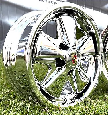 RODAS FUCHS CROMADAS ARO 15 DUAS TALAS FURAÇÃO 5X130