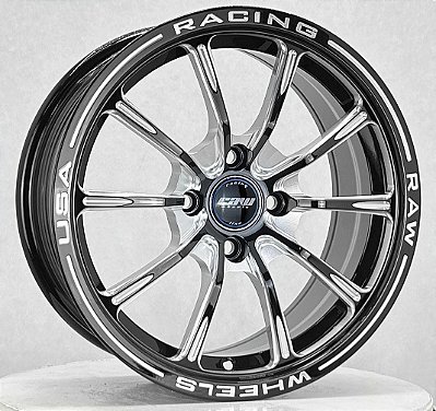 RODAS WELD SECTOR ARO 15 TALA 7 FURAÇÃO 4X100 PRETO MILING