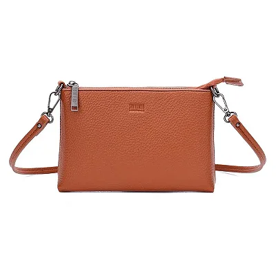 Bolsa Clutch Santa Lolla Marrom Safari Floater Transversal