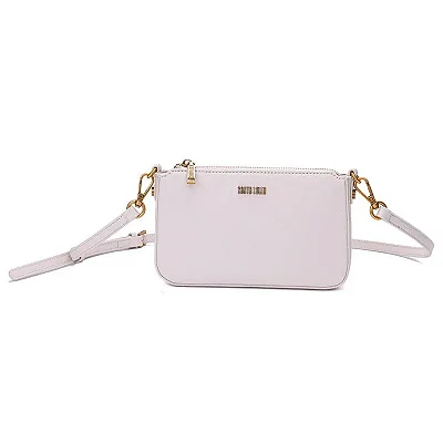 Bolsa Pequena Risco Off White Alça Transversal