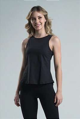 Regata Race Pro Mulher Elastica - Preto