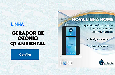 Gerador de Ozônio Q1 Ambiental