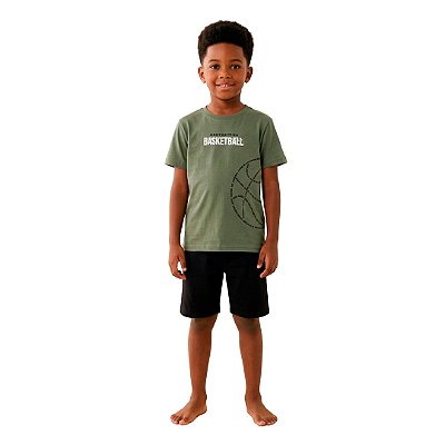 Conjunto Infantil Menino Kyly Estampas Criativas 100% Algodão