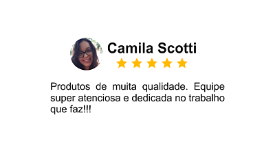 Avaliação de Clientes Camila Scotti
