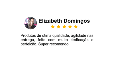 Avaliação de Clientes Elizabeth Domingos