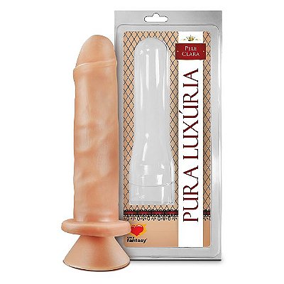 Prótese Realística sem Escroto com Ventosa - 17,4cm X 4cm