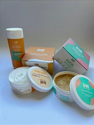 Kit Cuide-Se 03 -  Cristal Touch  + Sabonete Feel Fresh + Hidratante Coconut Cream