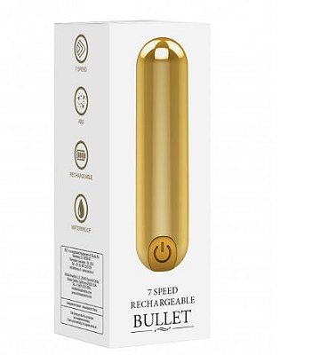 BULLET RECARREGÁVEL SUPER POTENTE COM 10 MODOS DE VIBRAÇÃO