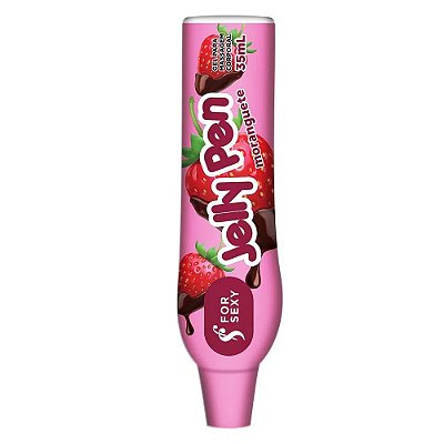 Jelly Pen Caneta Comestível - Moranguete