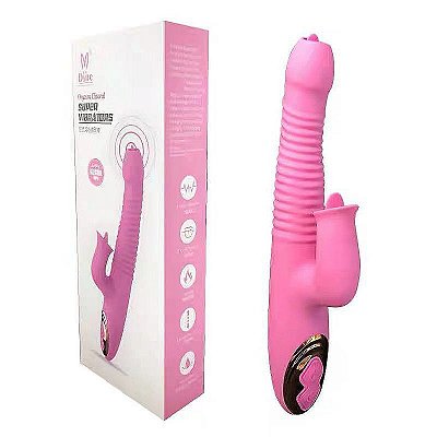 Vibrador de Ponto G e Clitóris - Vai e Vem - Dibe