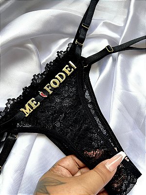 Calcinha de Renda Personalizável