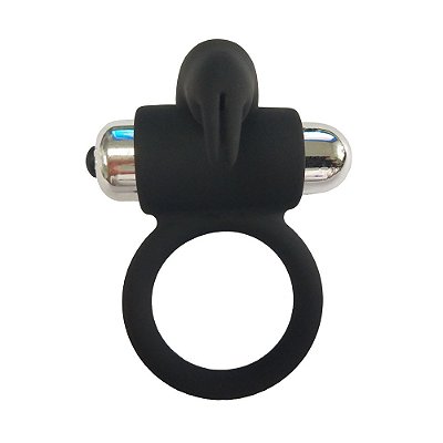 Anel Peniano feito em Silicone Cirúrgico e Cápsula vibratória de liga e desliga