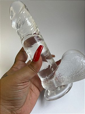 Pênis Realístico - Transparente - Pretty Love