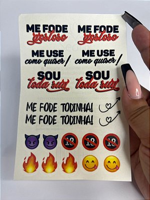 Tatuagem Sexy Temporaria Emoji