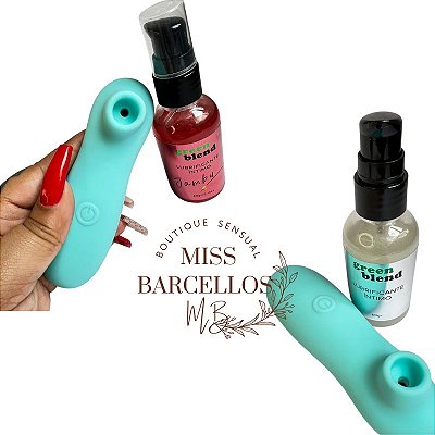 Kit Brisa 3.0 - Sugador de Clitóris Recarregável + XapaXana ou Treme-Treme