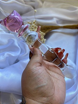 Plug Anal de Vidro com ponta em formato de Gato