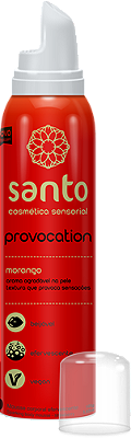 Mousse Corporal Efervescente Provocation Morango - Santo