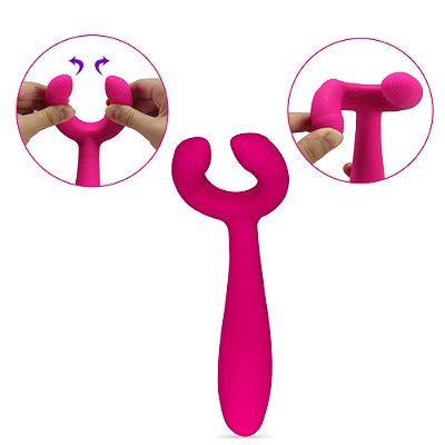 Couple Vibrador Duplo Multi Pro Recarregável