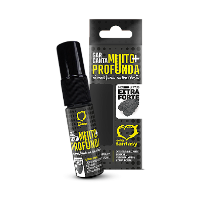 Garganta Muito+ Profunda Spray Dessensibilizante Beijável Mentho-lyptos Extra Forte